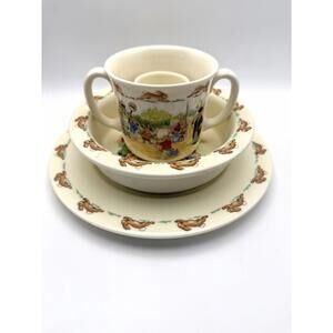 Royal Doulton Bunnykins 4-Piece Children’s Set – Vintage Cream Earthenware